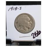 1918-S Buffalo Nickel