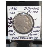 1936 Buffalo Nickel