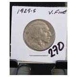 1929-S Buffalo Nickel