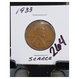 1933 Lincoln Wheat Cent