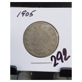 1905 Liberty Head V Nickel