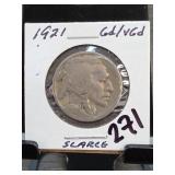 1921 Buffalo Nickel