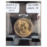 2009-D Presidential Dollar, Choice UNC