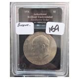 1976 Eisenhower Dollar, Brilliant Uncirculated