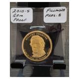 2010 Millard Fillmore Presidential Proof $1