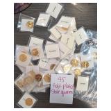 45 Gold-Plated U.S. State Quarters