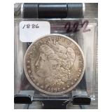1886 Morgan Dollar, Silver