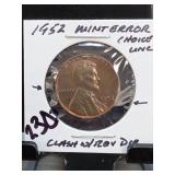1952 Lincoln Wheat Cent