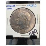 1978-D Eisenhower Dollar, UNC