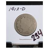1912-D Liberty V Nickel