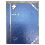Whitman Cents Album, Assorted Coins