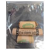 3 Lincoln Wheat Cent Rolls, 1909-1958