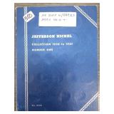 1938-1961 Jefferson Nickel Collection Album