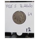 1925-S Buffalo Nickel
