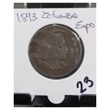 1893 Columbian Expo Silver Half Dollar