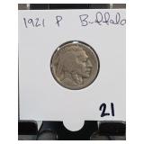 1921 Buffalo Nickel