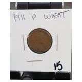1911-D Wheat Cent