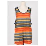 Vans Striped Tank Romper, Size M