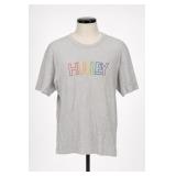 Hurley Gray Logo T-Shirt Size M