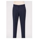 RL Navy Cotton Blend Stretch Pants P38W X30L