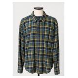 Nautica Slim Fit Plaid Shirt XXL 100% Cotton