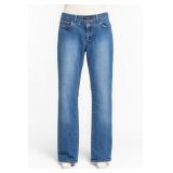Express Jeans Stretch Denim Straight-Leg Jeans