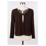 Sophie Chang Studio Rayon Beaded Cardigan Size L