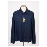 PGA Tour Long Sleeve Polo Shirt UPF 50 Size M
