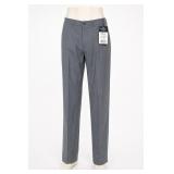 Haggar HC10157 Dress Pants 32W x 34L Htr Grey