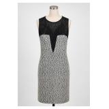 XTAREN Black & White Sleeveless Dress