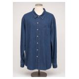 Paisley & Gray XL Blue Striped Shirt
