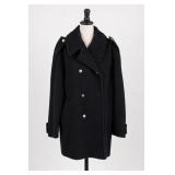 Mariel Black Double-Breasted Coat