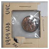 1909 VDB Wheat Cent