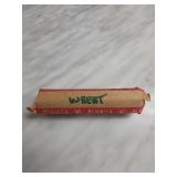 50-Coin Wheat Penny Roll