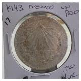 1943 Mexican One Peso