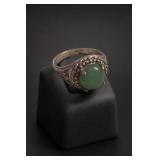 Jade Cabochon Ring