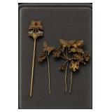 Miriam Haskell Butterfly Stick Pin & Hairpin Set