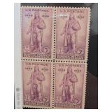 1936 Roger Williams 3¢ USA 777 Block Of 4