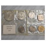 1966 Bahamas Islands 1, 5 & 10 Cents, 7 Coins