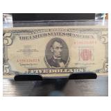 1963 $5 Red Seal United States Note