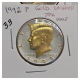 1992-P Kennedy Half Dollar