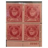 1940 John Philip Sousa 2¢ US #880 Plate Block