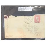 1863 Civil War Envelope, 3-Cent U.S. Postage