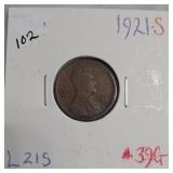 1921 Lincoln Wheat Cent