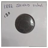 1882 Shield Nickel