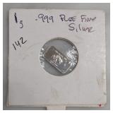 999 Fine Silver Bar