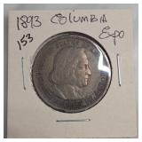 1893 Columbian Exposition Half Dollar, Silver