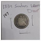 1839 Seated Liberty Dime
