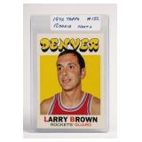 1972 Topps Larry Brown Rookie Card