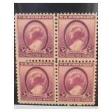 1936 Susan B. Anthony #784 Block Of Four Stamps
